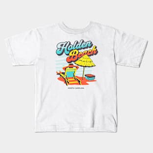 Holden Beach, NC Relaxation Kids T-Shirt